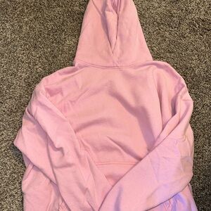 Hollister Light Pink oversized Pullover Hoodie